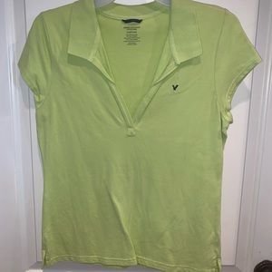 American Eagle V Neck polo